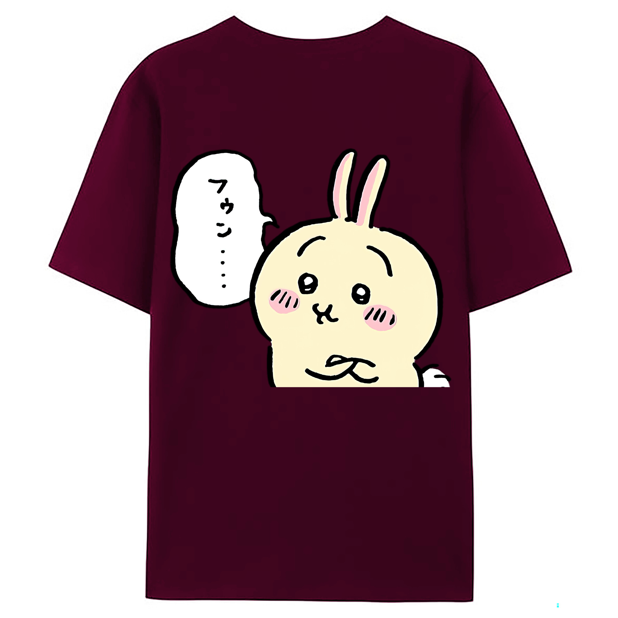 （画像用） ちいかわ うさぎ Chii-kawa usagi レディース半袖Tシャツ(バックプリント)